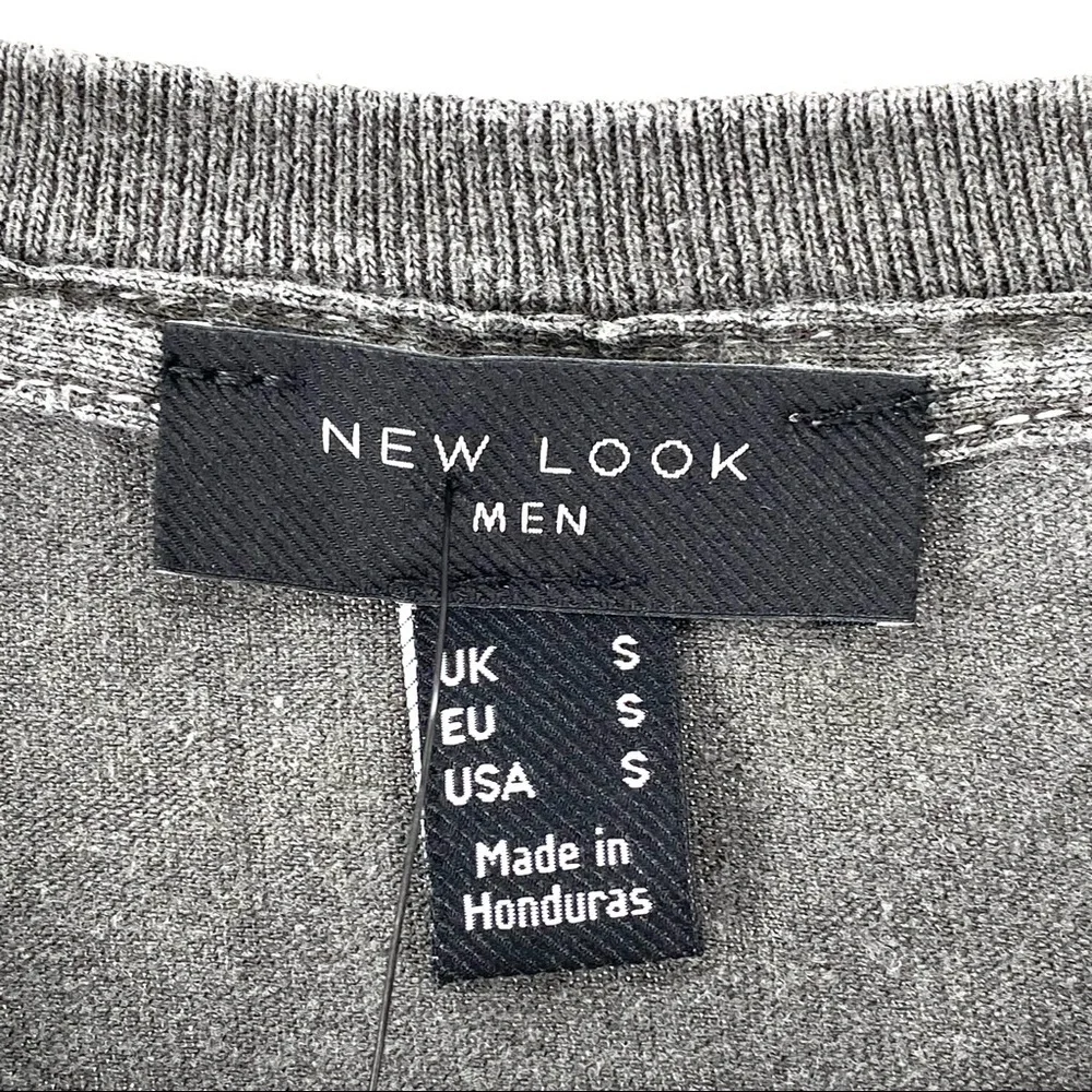 New Look Men's Short Sleeve Overdyed T-shirt - S - Picture 4 of 6